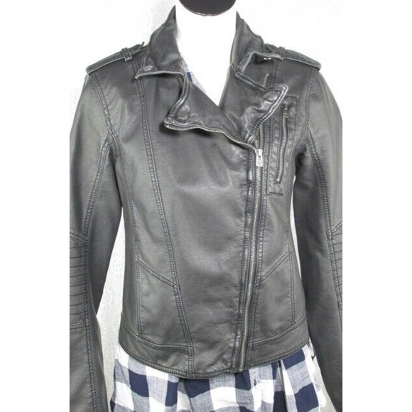 Hollister Cropped Moto Jacket - Picture 6 of 11